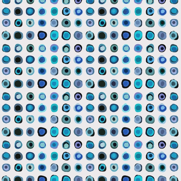 Hand Drawn Abstract Dot Pattern Background