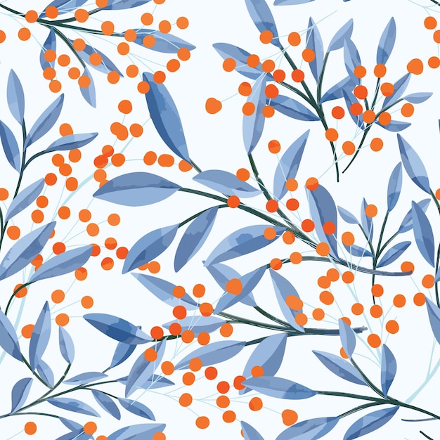 Hand drawn abstract flowers background