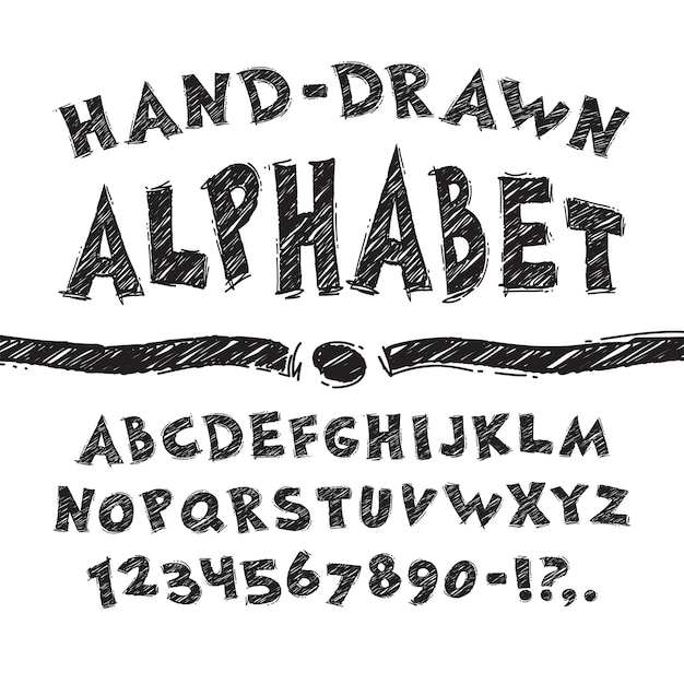 Hand Drawn Alphabet