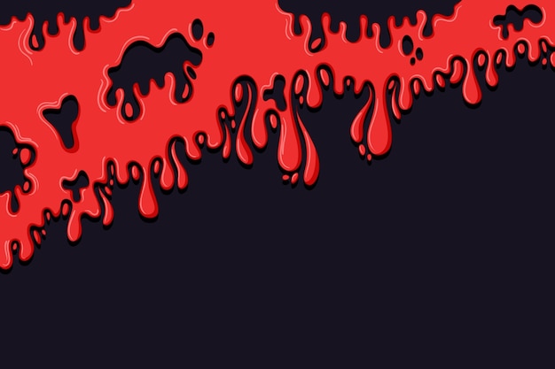 Hand drawn blood dripping background