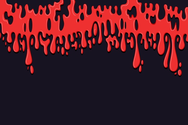 Hand drawn blood dripping background