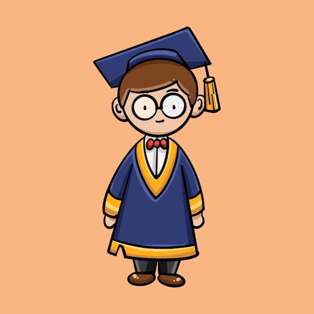 Hand drawn cartoon little doctor illustration material