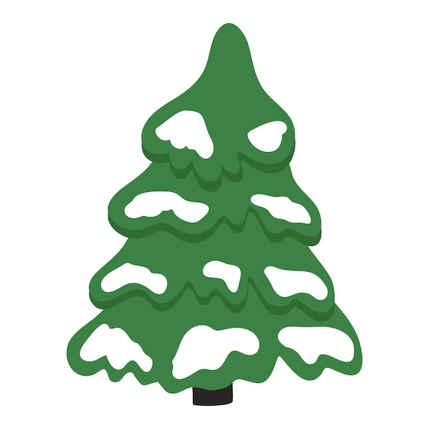 Hand drawn Christmas tree. Vector doodle sketch illustration isolated on white background.