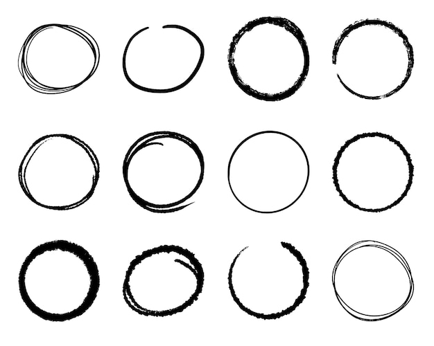 Hand drawn Circles