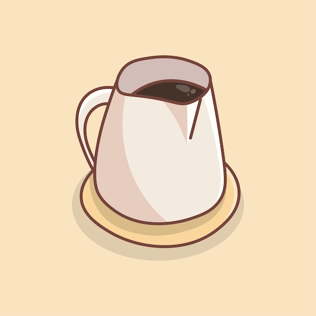 Hand Drawn Coffee Mug Illustration