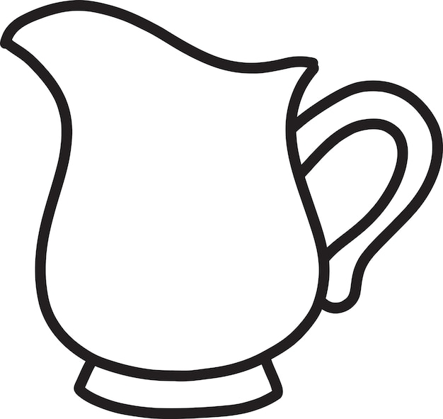 Hand Drawn cute water jug illustration