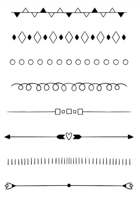 Hand Drawn Dividers