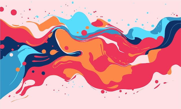 hand drawn flat design abstract doodle pattern