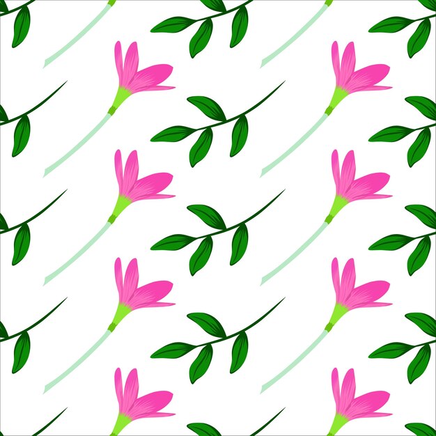 Hand drawn floral seamless pattern 2