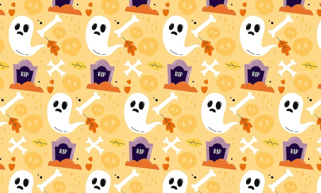 Hand Drawn Halloween Pattern