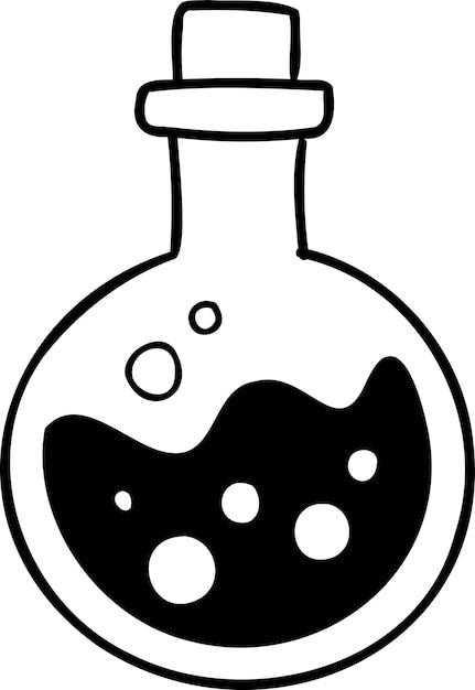 Hand Drawn Halloween Potion illustration