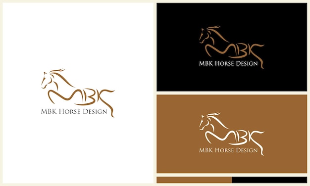 hand drawn of horse logo