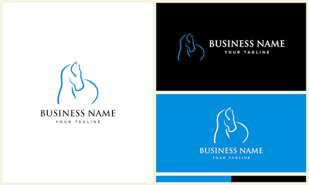 hand drawn horse logo