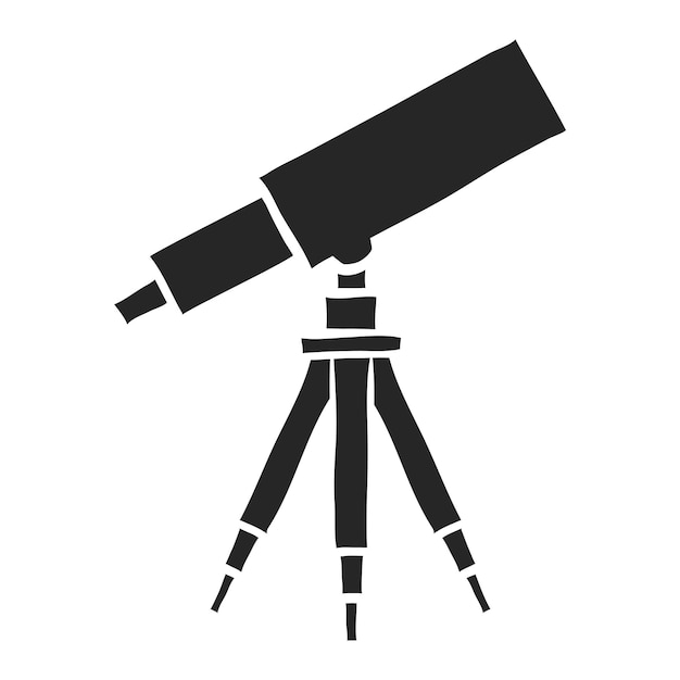 Hand drawn icon Telescope