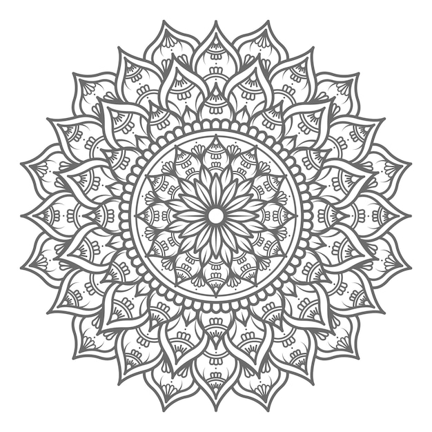 Hand drawn mandala illustration decorative concept