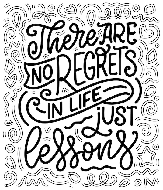 Hand drawn motivation lettering quote in modern calligraphy style. Inspiration slogan for print and poster design. Vector illustration