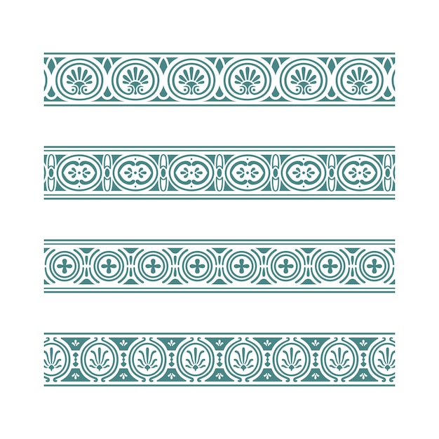 Hand drawn ornament borders