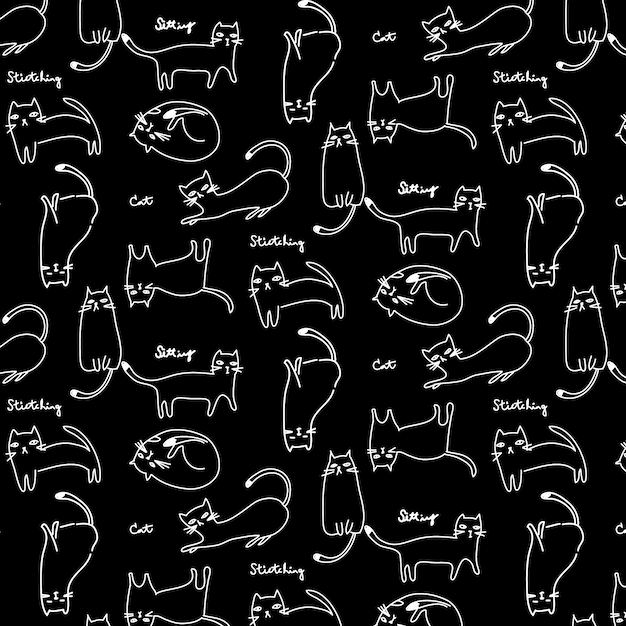 Hand drawn pattern background