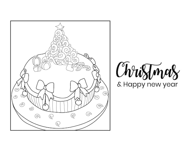 Hand drawn Realistic Christmas presents elements Vector