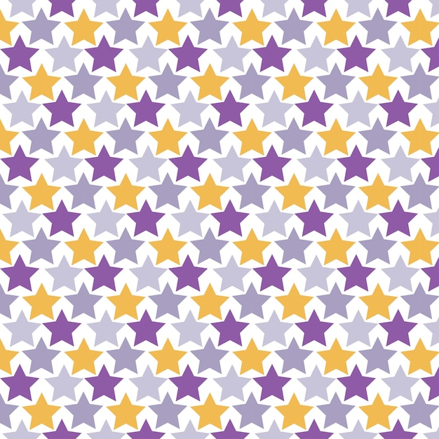 Hand drawn stars pattern background