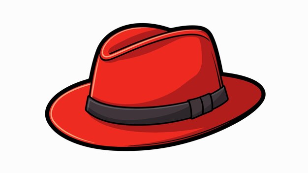 Hand Drawn Sticker Cartoon Doodle of a Hat