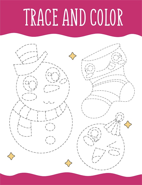 hand drawn tracing worksheets for kids pencontrol and handwriting practice