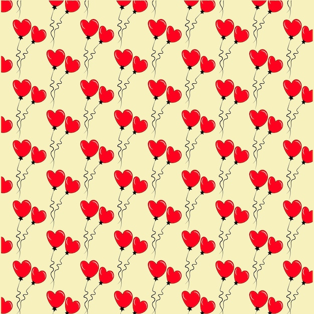 Hand drawn valentines day pattern collection