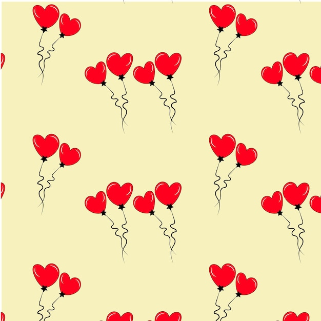 Hand drawn valentines day pattern collection