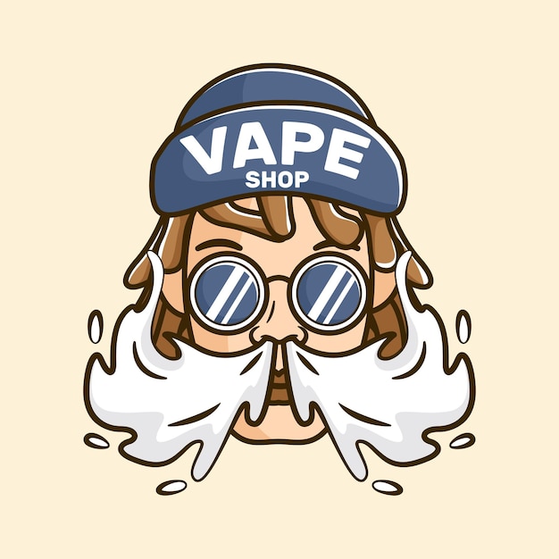 Hand Drawn Vape Store logo