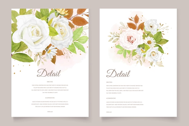 hand drawn watercolor floral border and frame background design