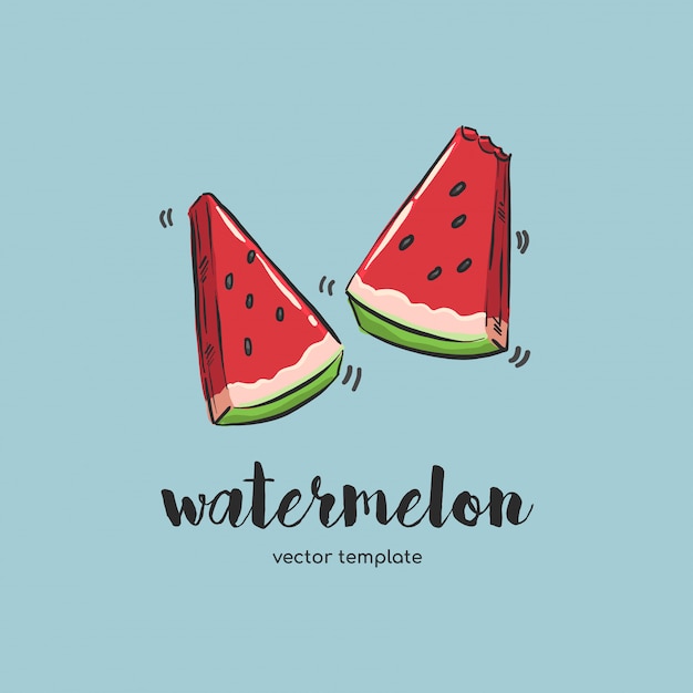 Hand Drawn Watermelon