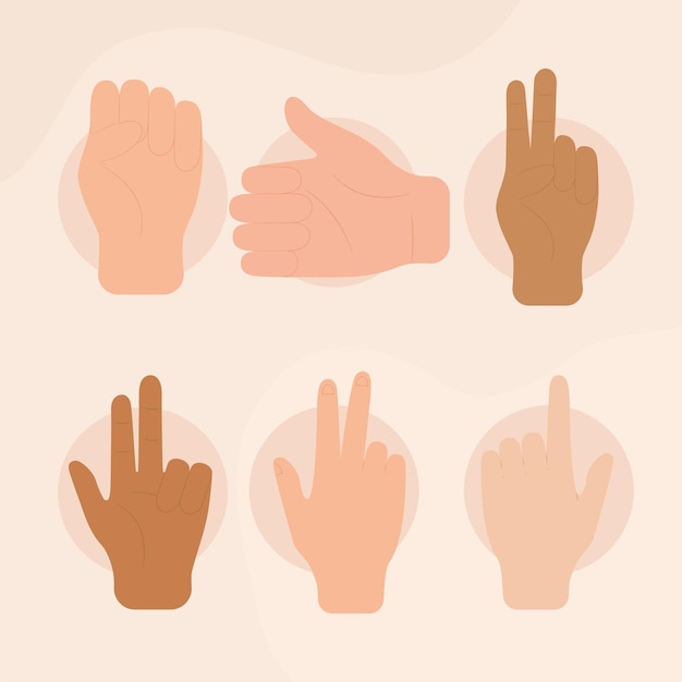 Hand gesture bundle