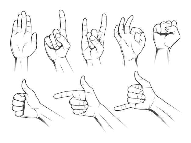 Hand gestures