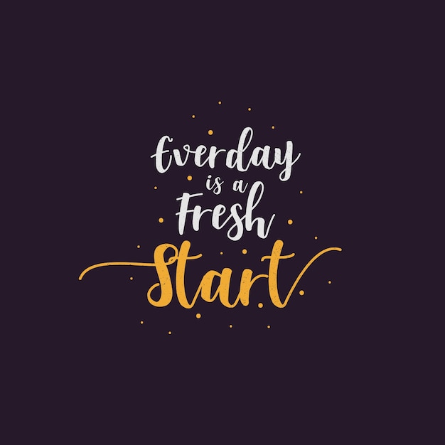 Hand lettering quote 