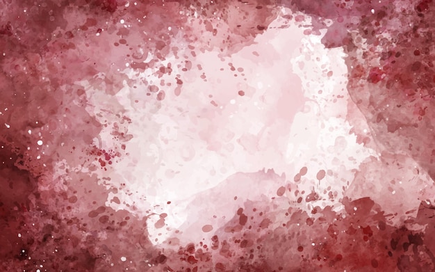 Hand painted watercolor background with sky shape