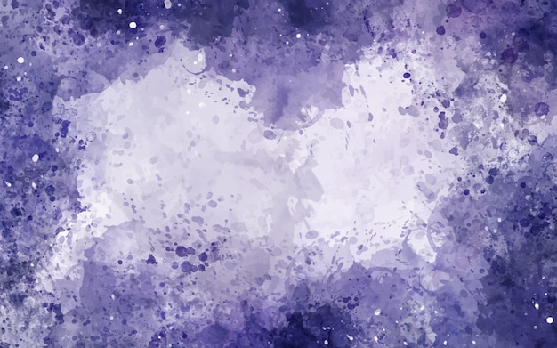 Hand painted watercolor background with sky shape