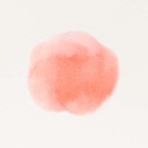 Hand painted watercolor blob vector