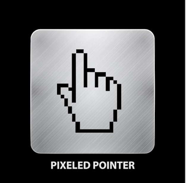 Hand pointer app icon