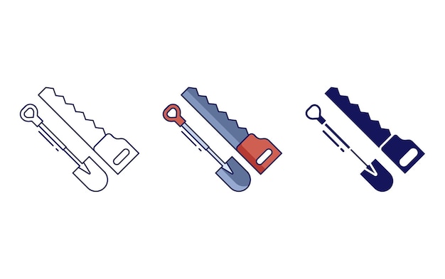 hand saw vector icon