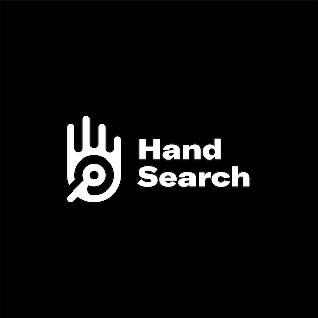 Hand Search Logo