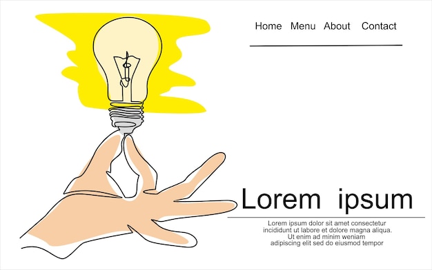 hand showing a light bulb as a symbol of finding a new option or solution