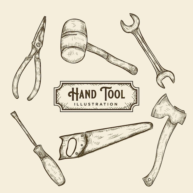 Hand Tool Illustration