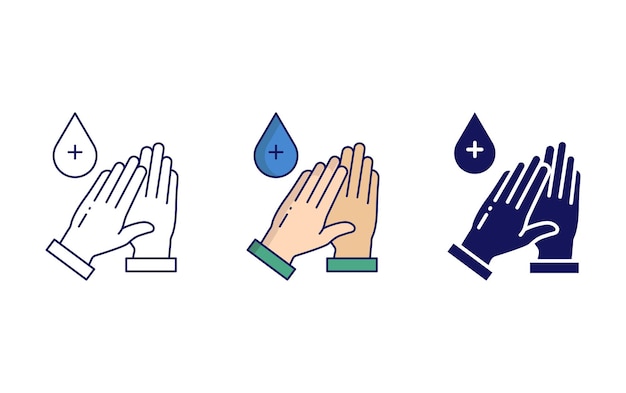 Hand wash icon