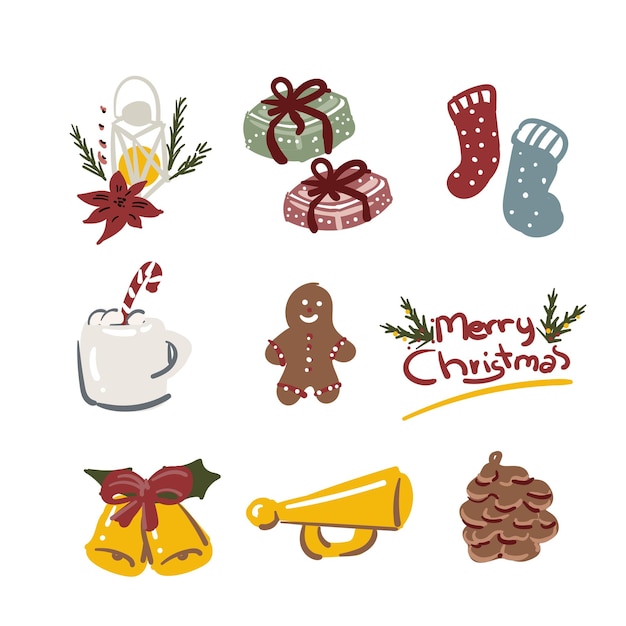 Handdrawn Christmas Illustration Collection