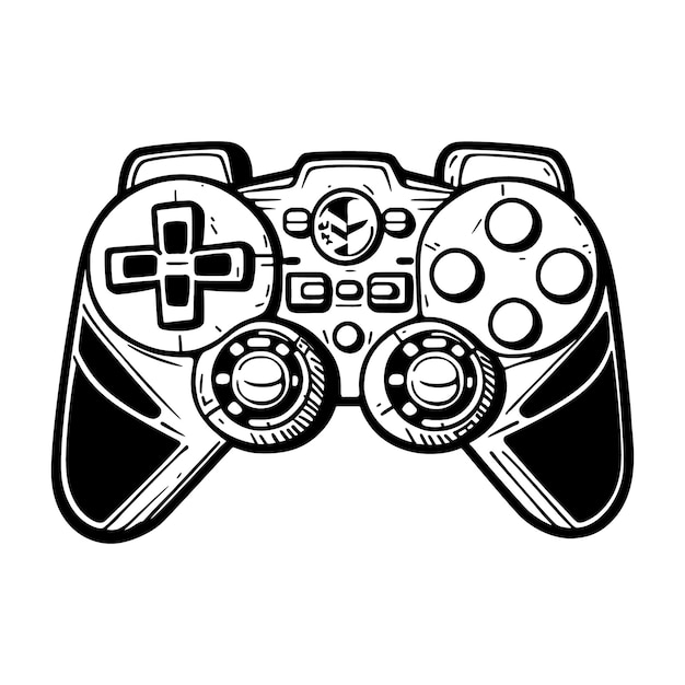 Handdrawn joystick Gamepad icon