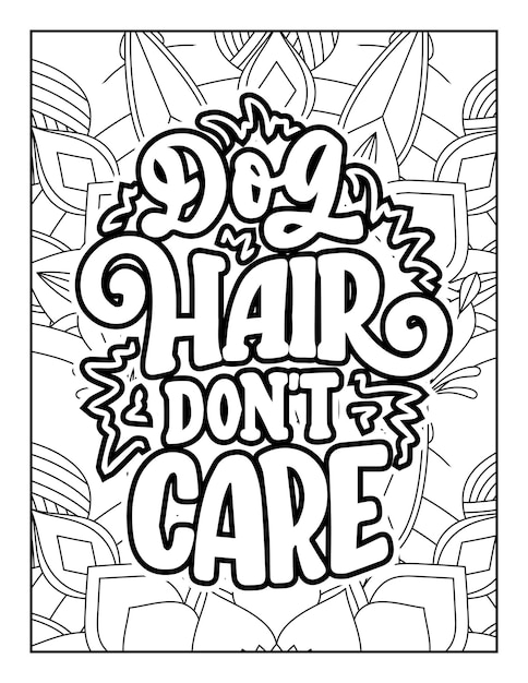 Handdrawn lettering Vector illustration Inspirational quotesQuotes Coloring Pages AdultKids