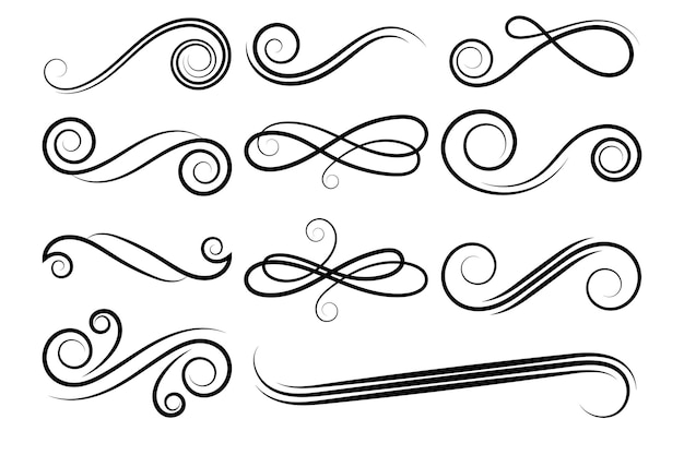 handdrawnswirlsandcurlyshapesforanykindofproject