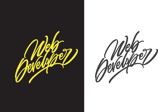 Handlettering Web Developer