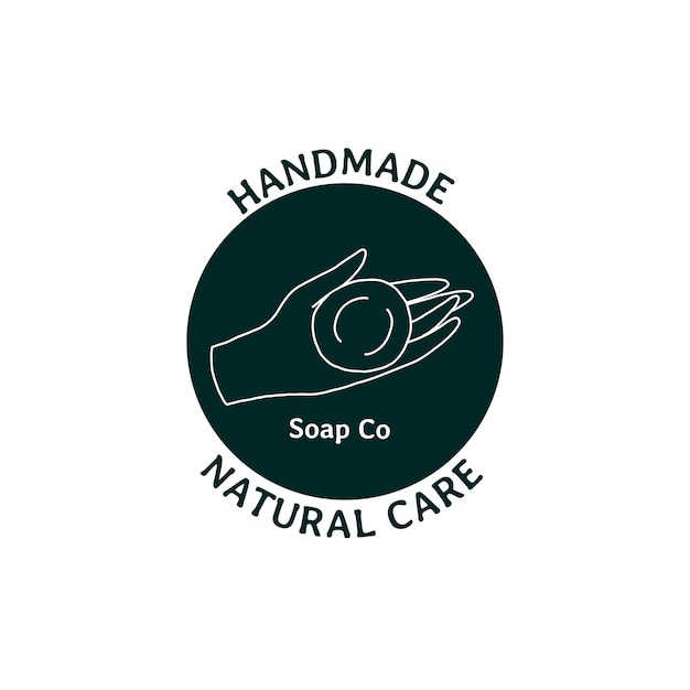 Handmade Natural Care Soap Logo