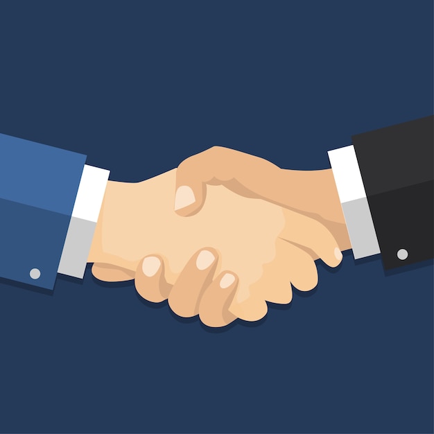 Handshake businessman agreement.